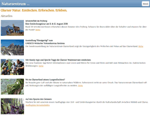 Tablet Screenshot of naturzentrumglarnerland.ch